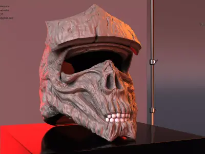 Star Wars Shore Trooper Skull Helmet  3D print model