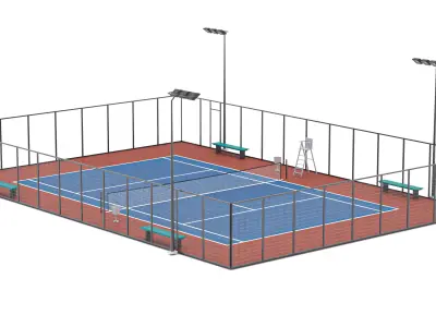 Tennis Court 2 3D model