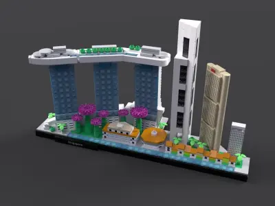 Lego Singapore 3D model