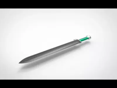 Sword type H 3D model