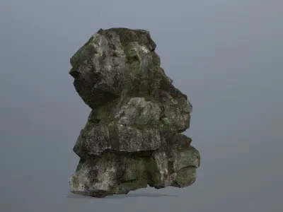 Rocks rock Low-poly 3D model purchase