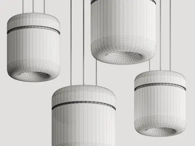 Serien Lighting Cavity Pendant Lamps 3D model