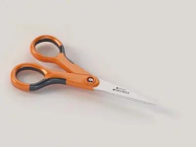Fiskars Softgrip Scissors 3D model