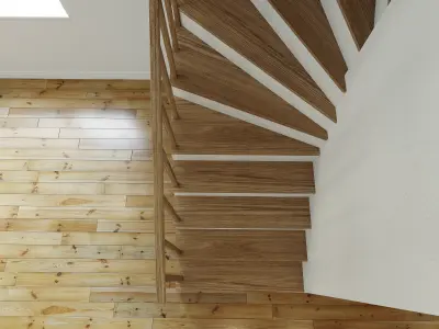 Empty interior 3D model