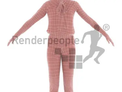 Claudia 002 Rigged Business Woman Free low-poly 3D model