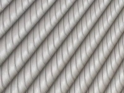 Silver Var Metal Stainless Steel Cable PBR Seamless Texture