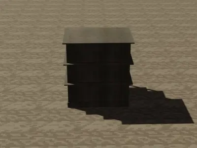 City house low-poly Low-poly 3D model