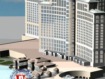 Bellagio Hotel Las Vegas 3D model