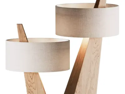 Wabi Sabi Style Table Lamp 3D model