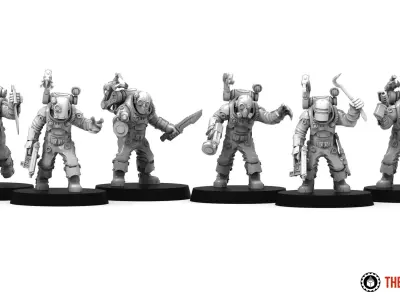 Ironblood - Forgehands 3D print model