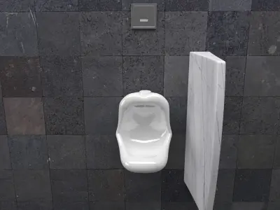 Urinal 7 toilet 3D model