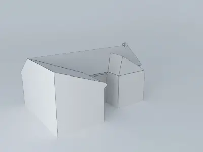 Old House Urban Low-poly 3D model