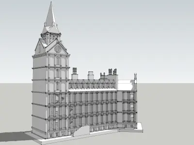 Building-5 big ben 3D model