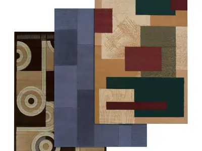Rug Set 986 3D model
