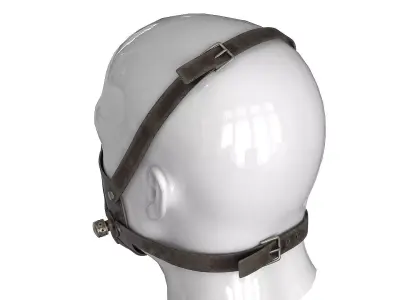 Postapocaliptico Face Mask Low-poly 3D model