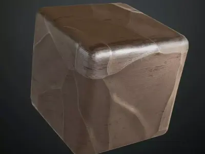 White Metal Hammered PBR Seamless Texture