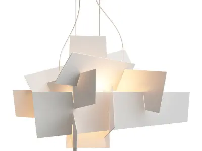 Collection of impression chandeliers 3D model
