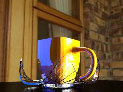 Mug and Saucer 3D model