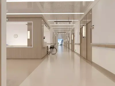 Hospital Interior 03 3D model
