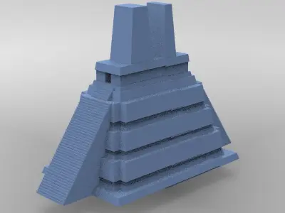 Aztec Pyramid 2  3D model