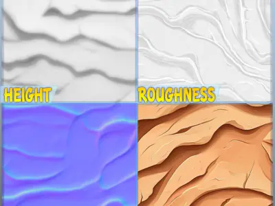 Stylized Ground Seamless Texture Texture 9