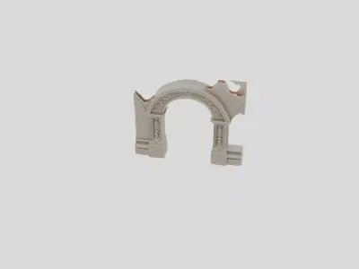Ancient Fantasy Stone Archway for 3D print 3D model