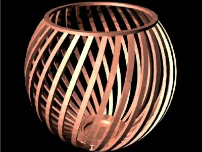 Candle support 3D print model