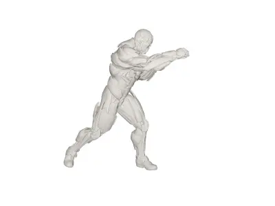 Superhero concept 3D model get