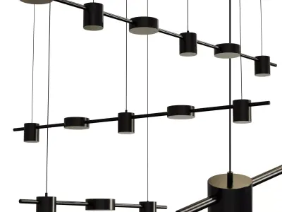 Ceiling Pendant Light Low-poly 3D model