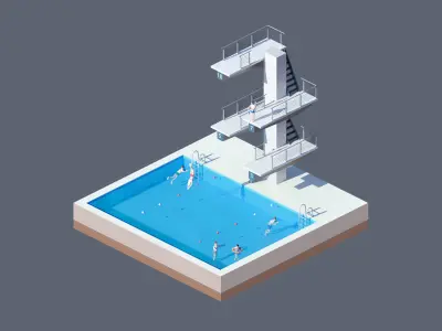 land 71A Low-poly 3D model
