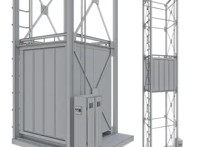 Cargo lift 3D model