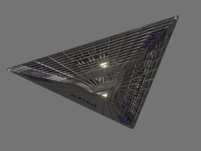 Triangle UFO -concept 2- 3D model