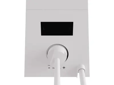 Modern Wall Mounted Shower with Minimalist Design 3D model