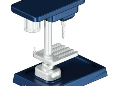 Educational Drilling Machine Toy 3D model