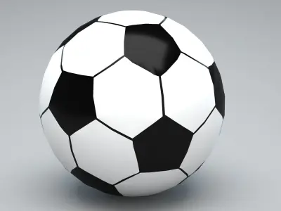 Football soccer ball 3D model
