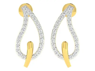 Diamond locket set for Women 3D print model get