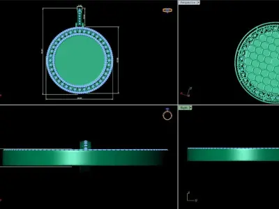 Memorry Pendant  3D print model