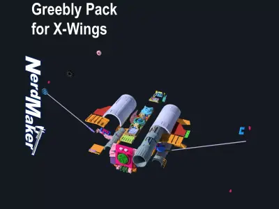 Greebly Pack for X-Wings 3D print model