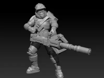 Light Havok Troopers 3D print model