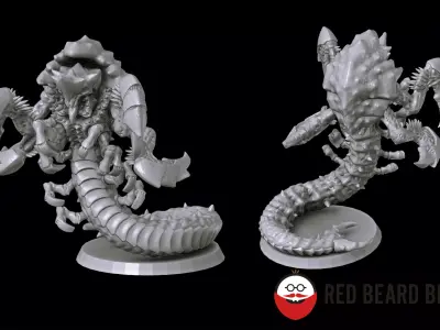 Xenoteras burrowers 3D print model