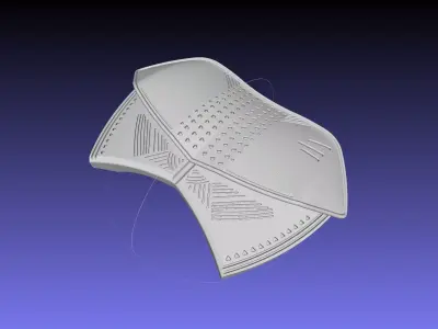 Black Panther M Baku Chestplate Model 3D print model