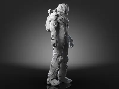 Sci-Fi Space Ingineer 3D model