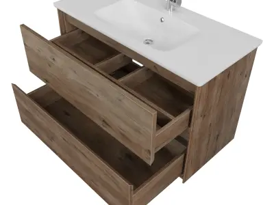 Furniture set Mokka 100 and Cases 3D model