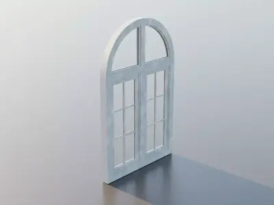 Shape Window Low-poly 3D model