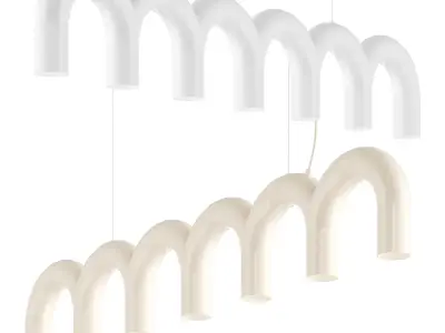 OBLURE ARCH BLACK Hanging lamp 3D model
