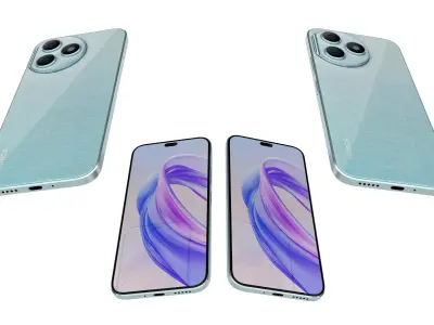 Honor X50i Plus Light Blue 3D model