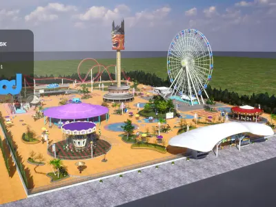 Tw Amusementpark 3D model