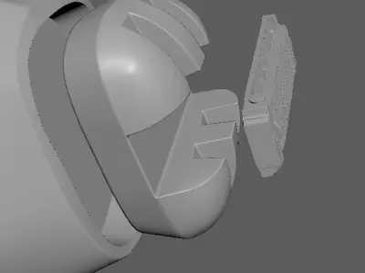  Boushh helmet STL file for 3d print 3D print model