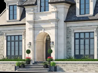 House Facade 9 3D model