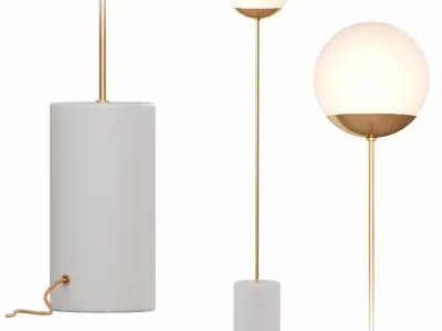 LINE FLOOR LAMP 3D model